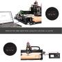 CNC Router Machine 4040-XE, 300W Spindle 3-Axis Engraving Milling Machine for Wood Metal Acrylic MDF Nylon Carving Cutting Arts and Crafts DIY Design