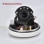 Eversecu Mini PTZ Camera RS485 HD Analog 1080P 4X Zoom(2.8-12mm) 65ft IR Distance Outdoor High Speed Dome Camera IP66 Weatherproof Full Metal Vandalproof PTZ Camera