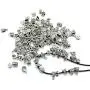 JIALEEY 125 Piece Mixed Antique Tibetan Silver Bail Tube Beads, Bail beads, Spacer Bead, Bead Hanger Fit Charm European Bracelet Pendant Jewelry Making JIALEEY 125 Piece Mixed Antique Tibetan Silver Bail Tube Beads, Bail beads, Spacer Bead, Bead Hanger Fit Charm European Bracelet Pendant Jewelry Making
