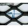 CCG 12''x48'' Hexagon XXL Grill Mesh Sheet - Gloss Black