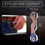 Clips Smart Compact Key Holder Keychain - Made of Carbon Fiber & Stainless Steel- Pocket Organizer Up to 28 Keys- Lightweight, Strong Includes Bottle Opener, Carabiner & More.