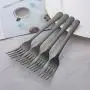 BUY&USE Dinner Fork 12 Piece Stainless Steel Cutlery Forks, Dishwasher Safe