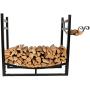 1. GO 3 Feet Indoor/Outdoor Heavy Duty Firewood Log Rack with wood Holder, 30 Inch Tall