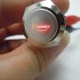 ESUPPORT 12V Car Red LED Momentary Speaker Push Button Metal Switch