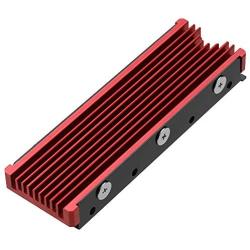 NVMe Heatsinks for M.2 2280mm SSD Double-Sided Cooling Design（red）