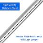 X Home Burner Tube Set for Weber Q3200 Q3000 Q300 Q320 57060001 586002, Stainless Steel Grill Parts, Universal for Weber 65032 60036