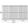 Stanbroil Stainless Steel Cooking Grates for Weber Summit 600 Series Summit E/S 640/650/660/670 Gas Grills with a Smoker Box, Replacement Parts for Weber 67552 - Set of 3