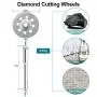 60-Pack Rotary Cutting Wheels Tool Kit - 545 Diamond Cutting Wheel, Mini HSS Circular Saw Blades, Resin Cut-Off Wheels with Keyless Chuck and Mandrels for Woodworking Metal Glass Plastic Stone 60-Pack Rotary Cutting Wheels Tool Kit - 545 Diamond Cutting Wheel, Mini HSS Circular Saw Blades, Resin Cut-Off Wheels with Keyless Chuck and Mandrels for Woodworking Metal Glass Plastic Stone