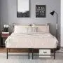 VECELO 14 Inch Foldable Metal Platform Bed Frame, Tool-Free Assembly/Box Spring Replacement/Quiet Noise Free-Queen, Black VECELO 14 Inch Foldable Metal Platform Bed Frame, Tool-Free Assembly/Box Spring Replacement/Quiet Noise Free-Queen, Black