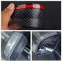 Voroly ​2 Pcs Mirror Rain Visor Smoke Guard, Carbon Fiber Texture Rear View Side Mirror Rain Eyebrow View Mirror Visor Guard for Most Car, Truck and SUV ​