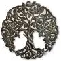 Tree of Life Metal Wall Art, Contemporary Iron Artwork Decor, Celtic Family Trees, 23 In. x 23 In. Round Modern Plaque, Handmade in Haiti,Fair Trade Certified, Signed By Wilson Etienne Tree of Life Metal Wall Art, Contemporary Iron Artwork Decor, Celtic Family Trees, 23 In. x 23 In. Round Modern Plaque, Handmade in Haiti,Fair Trade Certified, Signed By Wilson Etienne