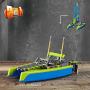 LEGO Technic Catamaran 42105 Model Sailboat Building Kit, New 2020 (404 Pieces)