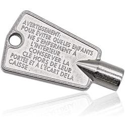 216702900 Freezer Door Key (Metal) Replaces Part# 297147700 AP4301346 AP4071414 PS2061565 AP2113733 06599905 08037402 12849 297147700 Compatible for Frigidaire，KitchenAid