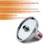 DG64-00347A Range Oven Gas Stove Knob with Metal Ring Dial Burner Knob Replacement by AMI Compatible with Samsung Range Oven-Replaces DG64-00472A DG64-00347B