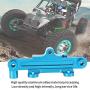 Woyisisi RC Steering Servo Saver, K949-006 Aluminium Alloy RC Steering Servo Saver Upgrade Parts for WL Toys 1/10-k949 Remote Control Car(Blue K949-006B)