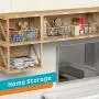 Wire Baskets For Storage, iSPECLE Metal Wire Baskets Organizing Bins Storage Baskets with Handles for Kitchen Bedroom Cabinets Pantry Bathroom Laundry Room Closet Garage - 4 Pack Wire Baskets For Storage, iSPECLE Metal Wire Baskets Organizing Bins Storage Baskets with Handles for Kitchen Bedroom Cabinets Pantry Bathroom Laundry Room Closet Garage - 4 Pack