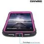 COVRWARE [Iron Tank] case Compatible with ZTE ZMAX PRO/ZTE Carry, with Built-in [Screen Protector] Full-Body Rugged Holster Armor Case [Brushed Metal Texture Design][Belt Clip][Kickstand], Magenta