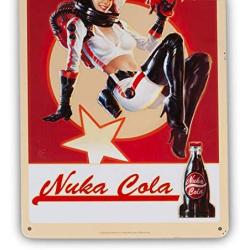 Fallout 76 Nuka Cola Girl Metal Sign | Fanwraps Official Lithograph | Wonderful 6'' x 9'' Video Game Decor