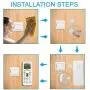 Self Adhesive Dots, Strong Adhesive 500pcs(250 Pairs) 3/4'' Diameter Sticky Back Coins Nylon Coins, Hook & Loop Dots with Waterproof Sticky Glue Coins Tapes, Very Suitable for Classroom, Office, Home