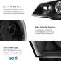 VIPMOTOZ For 2007-2010 Chrysler Sebring Headlights - Matte Black Housing, Driver and Passenger Side VIPMOTOZ For 2007-2010 Chrysler Sebring Headlights - Matte Black Housing, Driver and Passenger Side