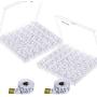 PAXCOO 72 Pcs Sewing Machine Bobbins with Case for Brother Singer Janome