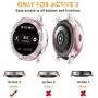Mosonio Compatible with Galaxy Active 2 Watch Band with Case Women, Jewelry Replacement Metal Wristband Strap with Bling PC Protective Cover for Samsung Active 2 Watch Band(Pink, 40mm) Mosonio Compatible with Galaxy Active 2 Watch Band with Case Women, Jewelry Replacement Metal Wristband Strap with Bling PC Protective Cover for Samsung Active 2 Watch Band(Pink, 40mm)