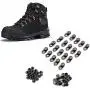 GLOGLOW 20pcs/Set Shoe Lace Hooks Lace Fittings, Alloy Boot Lace Safety Shoelace Buckles for Repair/Camp/Hike/Climb Accessories