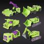 WEIJIANG GT Engineering Devastator Green Combiner 6 in 1 27CM Alloy Metal Toys Action Figure Car Truck Bucket Loader Model Gift for Kids Boys (Green)