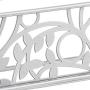 mDesign Decorative Modern Metal Wall Mount Magazine Holder, Organizer - Space Saving Compact Rack for Magazines, Books, Newspapers, Tablets, Laptops in Bathroom, Family Room, Office - Chrome