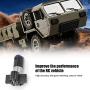 Dilwe RC Motor Gearbox, Metal Transfer Case with Heat Sink RC Upgrade Model Toys for WPL C14 C24 B14 B24 B16 B36(Black)