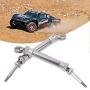 T best RC Rear Drive Shaft Set, 1/10 RC Metal CVD Transmission Shaft Fit for Traxxas Slash Car NSV775(Titanium)