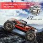 Hosim 1:16 Scale 4WD 36km/h High Speed RC Truck 9135 Remote Control RC Car 2.4Ghz Radio Controlled Off-Road RC Monster Truck RTR Hobby Car Buggy for Kids Adults (Red)