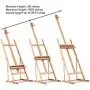 TANGKULA H-Frame Easel Wooden Height and Angle Adjustable Foldable Tilting Floor Studio Artist Easel Painting, Sketching, Display TANGKULA H-Frame Easel Wooden Height and Angle Adjustable Foldable Tilting Floor Studio Artist Easel Painting, Sketching, Display