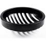 CISUNG Metal Headlight Grill Cover Fits Harley Davidson Sportster XL 883 1200 X48 Black