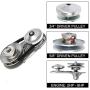 Mophorn Torque Converter 3/4 Inch Go Kart Clutch Set 10T #40 41 Chain and 12T #35 Torque Converter Kit TAV2 30-75 218353A Manco CVT Clutch Small Engine Drive Belt for 2HP-7HP (0.75'')
