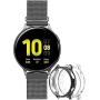 Compatible for Samsung Galaxy Active 2 Watch Band 40mm with [2 Pack] Case, Mesh Loop Replacement Bracelet Strap + Soft TPU Bumper Screen Protector Cover for Samsung Active 2