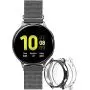 Compatible for Samsung Galaxy Active 2 Watch Band 40mm with [2 Pack] Case, Mesh Loop Replacement Bracelet Strap + Soft TPU Bumper Screen Protector Cover for Samsung Active 2