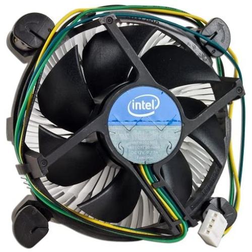 Gadgets World Intel Core i3/i5/i7 Socket 1150/1155/1156 4-Pin Connector CPU Cooler with Aluminum Heatsink & 3.5'' Fan for Desktop PC Computer