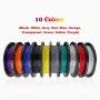 PETG 10 Packs, 3D Printer Filament 1.75mm, Each Spool Net Weight 1.1lbs(500g), 10 Different Colors