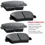 For 2011-2015 Honda CR-Z R1 Concepts eLine Front Rear Drill/Slot Brake Rotors Kit + Ceramic Brake Pads For 2011-2015 Honda CR-Z R1 Concepts eLine Front Rear Drill/Slot Brake Rotors Kit + Ceramic Brake Pads