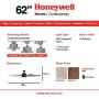 Honeywell Ceiling Fans 50609-01 Xerxes Ceiling Fan, 62, Oil Rubbed Bronze
