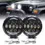 Work Lights 105W 2Pcs 7 Inch Round LED High/Low Beam Driving Light Off Road Driving Light Waterproof for Offroader, Truck, Car, ATV, SUV, Jeep, Construction, Camping, Hunters Work Lights 105W 2Pcs 7 Inch Round LED High/Low Beam Driving Light Off Road Driving Light Waterproof for Offroader, Truck, Car, ATV, SUV, Jeep, Construction, Camping, Hunters