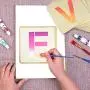 Dxhycc 78 Pieces Letter Stencils for Painting Learning, A - Z Alphabet Stencils Reusable Upper Letter Font Templates for DIY Projects, Home Decoration, 3 Set(3 Inch, 4 Inch, 5 Inch)