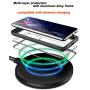 Schnail Saviour Series Samsung Galaxy S20 Ultra Clear Case, [Metal Frame Bumper] [Military Grade Drop Tested] [Slim Fit] Protective Rugged Cover - Gray/Black