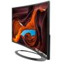 Sceptre 27'' Curved 75Hz LED Monitor Full HD 1080P HDMI DisplayPort VGA Speakers, Ultra Thin Brushed Metal, 1800R Immersive Curvature (C275W-1920R)