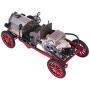 HMANE Engine Model Kit Vintage Classic Car, Metal Single Sylinder Mechanical Engine Model for Adults, DIY Assembly Engine Model Toys Collection Gift