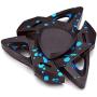 Hand Spinner Triangular Design Metal Fidget Spinner Fidget Gyro Toy EDC Focus Meditation Break Bad Habits ADHD with Premium Bearing (Blue)