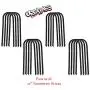 Urbalabs 12'' Inch Rebar Trampoline Stakes Extra Heavy Duty Metal Steel High Wind Ground Anchors 3/8 Inch Round Chisel Point Tips Universal Size Anti Rust in Black Urbalabs 12'' Inch Rebar Trampoline Stakes Extra Heavy Duty Metal Steel High Wind Ground Anchors 3/8 Inch Round Chisel Point Tips Universal Size Anti Rust in Black