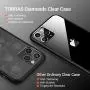 TORRAS Diamonds Clear Compatible for iPhone 11 Pro Case, Slim Fit Thin Shockproof Hard PC Back & Soft TPU Bumper Cover Compatible for iPhone 11 Pro Cases, Matte Black