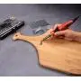 TRUArt Wood and Leather Pyrography Pen Set + 2 Extra Pens Bundle - Best Woodburning and Leather Crafts Burner Tool Kit - Comes with 34 Different Tips - Dual Power Mode - 30W and 15W, Gourd
